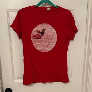 Vintage Snow Patrol concert, tea Red Snow Patrol T-Shirt